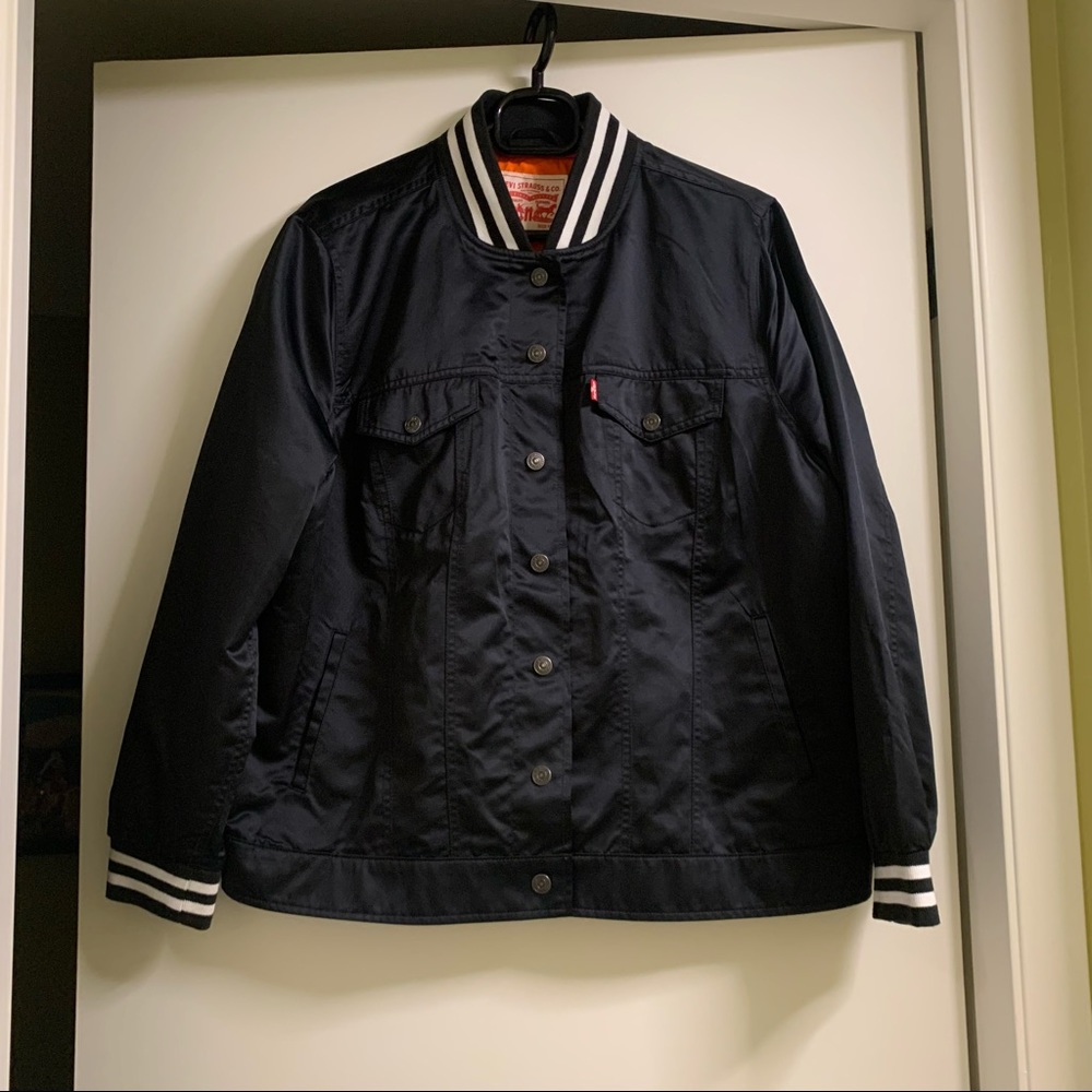 Women’s Levi’s Jacket Navy Blue/Black - Size 1X